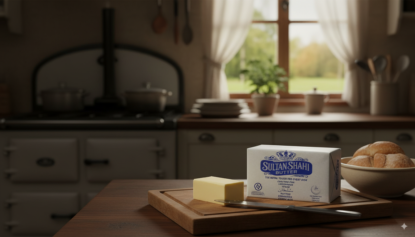 Sultan Shahi Pure Butter 1kg by Nameer Store & Baking Mart – fresh, creamy butter ideal for baking, cooking, and spreading.